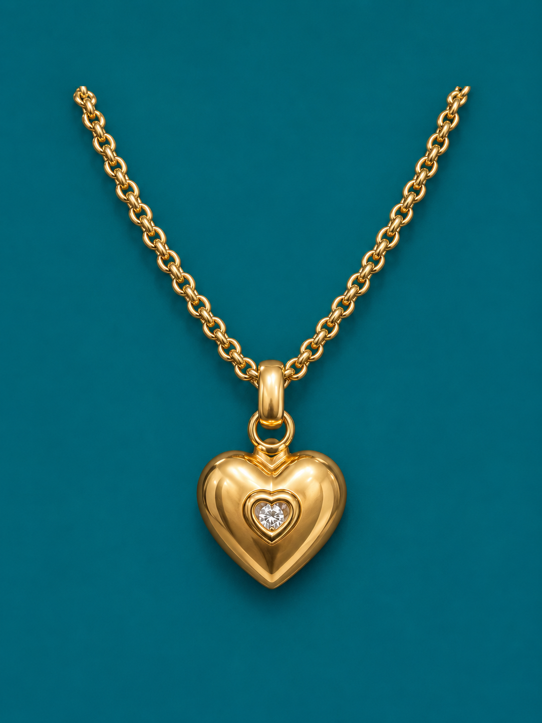 The Iconic Diamond Heart Necklace