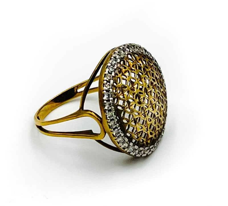 By Brigitte ‘Josephine’ 9ct Yellow Gold Diamond Ring