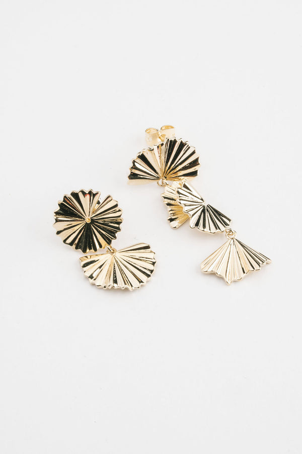 By Brigitte 'Marni' 9ct Gold Plated Earrings