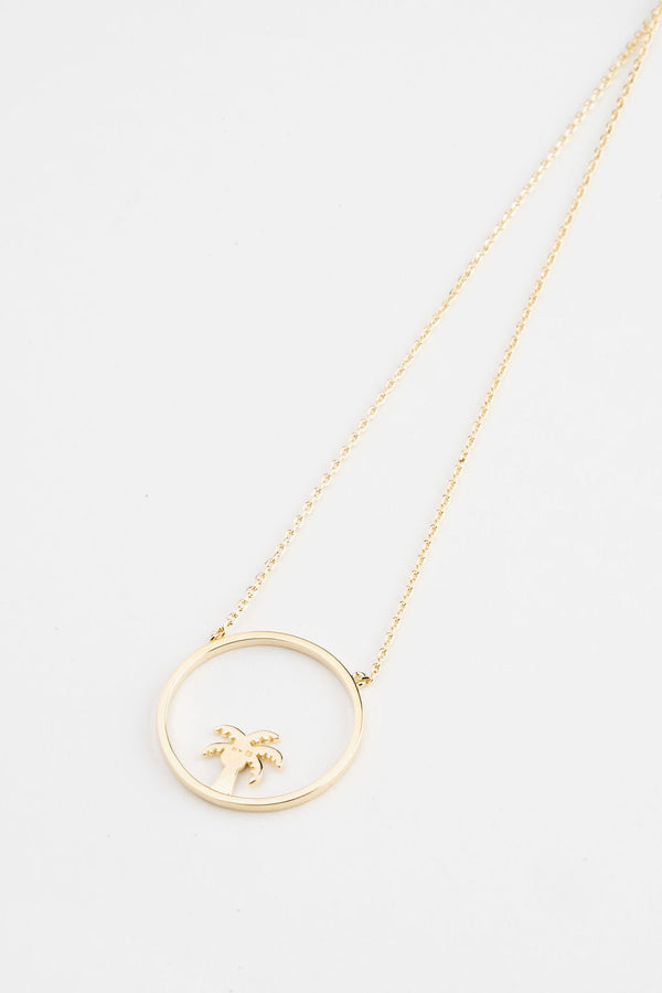 By Brigitte 'Lucia' 9ct Gold Plated Necklace