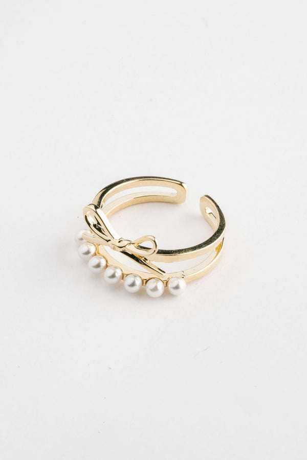 By Brigitte 'Lily' 9ct Gold Plated Ring