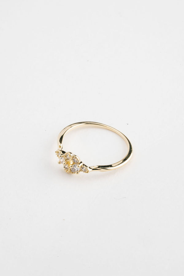 By Brigitte 'Maddison' 9ct Gold Plated Ring