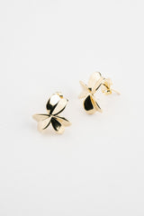 By Brigitte 'Frangipani' 18ct Yellow Gold Plated Earrings