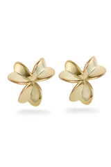 By Brigitte 'Frangipani' 18ct Yellow Gold Plated Earrings