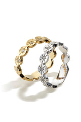 By Brigitte 'Phoebe' Solid 9ct Yellow or White Gold Diamond Ring