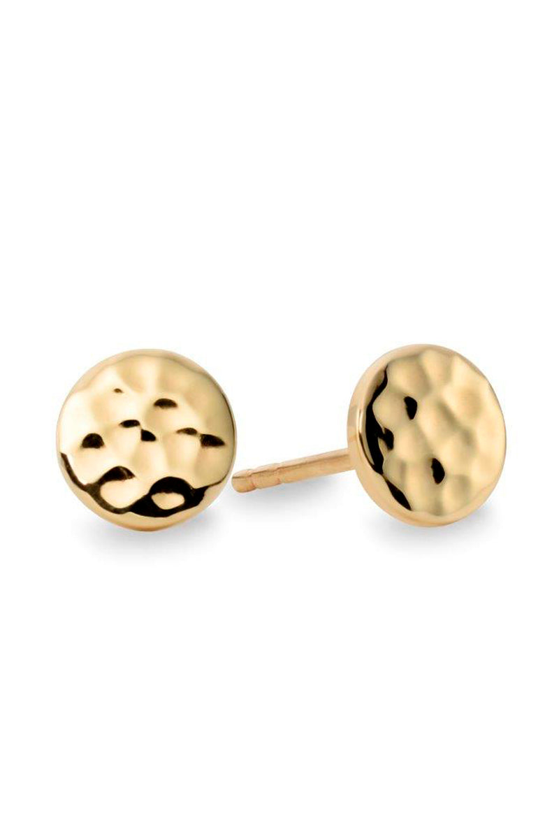 By Brigitte 'Sigma' Solid 9ct Yellow Gold Stud Earrings