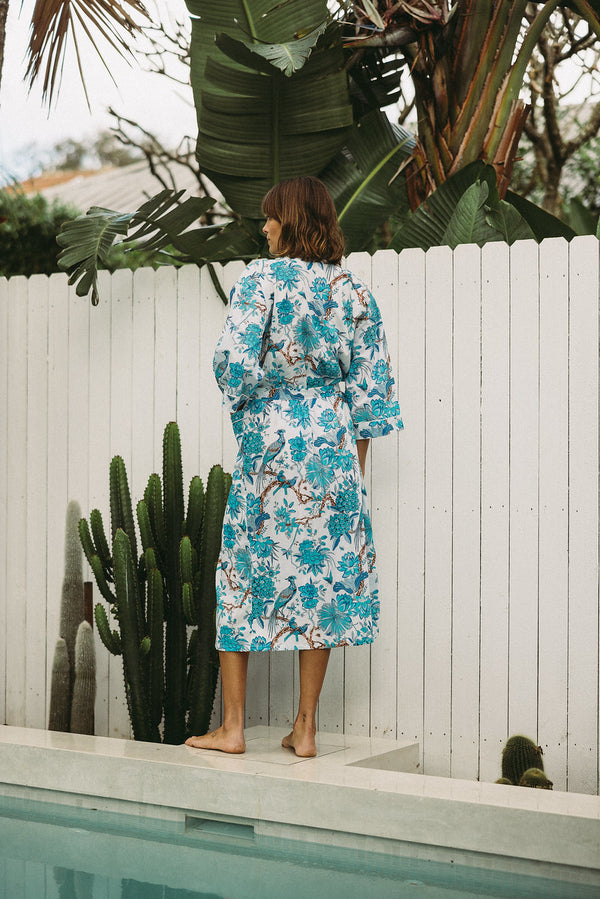 By Brigitte 100% Cotton Bathrobes - Sadie