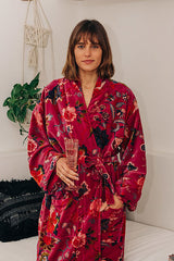 By Brigitte Velvet Bathrobe - Lara